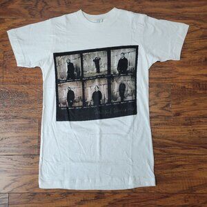 THURSDAY Common Existence Band Member Polaroid White Kid's T-Shirt sz YM NWOT